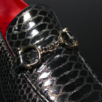 The 'Club Montepulciano' - Anaconda Gold Handcuff Loafer