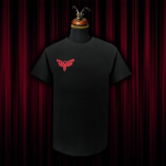 'Deathmoth' Black 100% cotton T-shirt