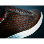 Apollo K436 'Sunrise' weave panel cup sole sneaker