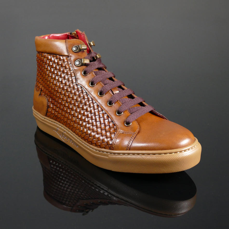 Apollo K940 'Huelva' - Weave panel hi-top sneaker