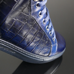 Apollo L058 'Navarra' - Croc emboss Hi-Top sneaker