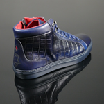 Apollo L058 'Navarra' - Croc emboss Hi-Top sneaker