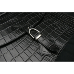 Briefcase - Black Crocodile