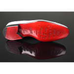 'Club Montepulciano' - White Croc Hancuff Loafer