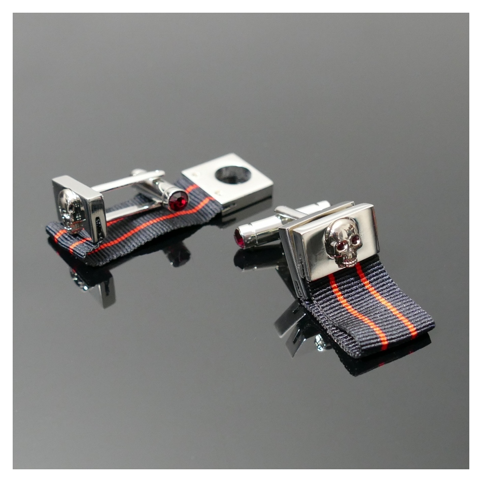 Cufflinks - Death Before Dishonour - SILVER