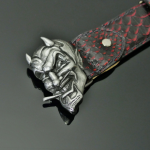 Decadent belt - 'My Lucky' Black and Red Diablo Snake