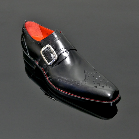 Dexter 'Morte' - Wing Tip Monk Shoe