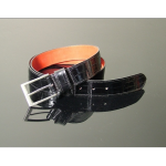 Dirk Jeans Belt - Black Croc
