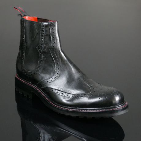 Hannibal 'Red Dragon' - Wing Tip Chelsea Boot