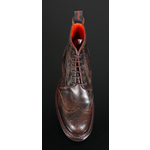 Hannibal Rising - Classic Brogue Derby Boot with Rubber Sole