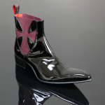 Rochester 'Dragon' - Black patent Chelsea boot