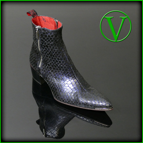 Sylvian K565 'Wicked' Vegan Double Zip Boot