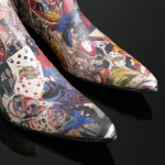 Sylvian K749 'Lizard King' Tall Zip Boot