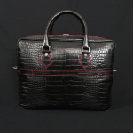 The 'Bourdain' Travel Case - Black Croc