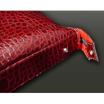 The 'O'Toole' Suit Carrier - Burgundy Croc