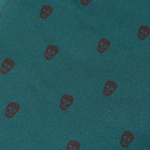 The Reaper - Green silk scarf and pocket square set