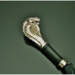 Umbrellas - Silver Spitting Cobra Head